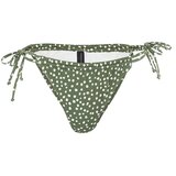 Trendyol Green-Multicolored Polka Dot Piping Detailed Bikini Bottom Cene
