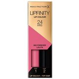 Max Factor Lipfinity 24HRS dolgoobstojna šminka z balzamom za nego ustnic 4,2 g odtenek 022 Forever Lolita za ženske | Shoptok.si