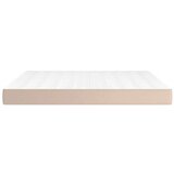  Vzmetnica z žepkasto vzmetjo kapučino 180x200x20 cm um. usnje | Shoptok.si