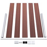  Vrtna ograda od WPC-a 699 x 106 cm smeđa | Eponuda.com