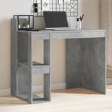 vidaXL Pisarniška pisalna miza betonsko siva 103,5x56,5x94 cm inž. les Cene