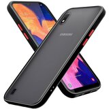 Cadorabo Ohišje, združljiv s Samsungom v zamrznjenih črnih - rdečih tipkah - hibridni zaščitni pokrov s silikonom TPU v notranjosti in mat plastičnim hrbtom, (20564332) Cene