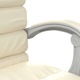  Uredski masažni naslonjač od umjetne kože krem | shoptok.hr