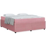  Konstrukcija postelje z vzmetnico Roza 180 x 200 cm blago, (5000127758) | Shoptok.si