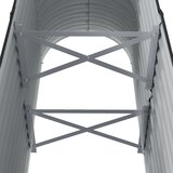  Povišena vrtna gredica od čelika 114 x 40 x 68 cm antracit | shoptok.hr