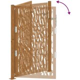 vidaXL Vrtna vrata 105x155 cm preperevanje oblikovanje jeklene sledi | Shoptok.si