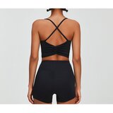INF Športni nedrček in pajkice s križnim hrbtom Black XL, (21872546) | Shoptok.si