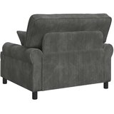  XXL fotelja s jastucima Svjetlosiva Tkanina od 1 5 linija - Svjetlosiva 85 cm | shoptok.hr