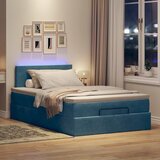 vidaXL Okvir za krevet s madraca tamnoplavi 120x190 cm baršunasti Cijene