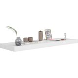 vidaXL Stenske police 4 kosi bele 80x23,5x3,8 cm MDF | Shoptok.si