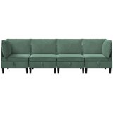  Set namještaja za dnevni boravak 4 pcs Morska zelena Baršun | shoptok.hr