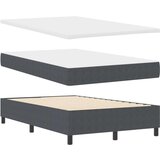  Postelja s pomladjo z vzmetnico Temno siva Mala dvojna Kordurojska tkanina, (22083565) | Shoptok.si