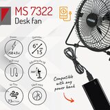 Adler mesko namizni ventilator ms 7322 | Shoptok.si