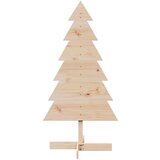 vidaXL Drveno ukrasno božićno drvce 120 cm od masivne borovine | shoptok.hr