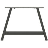  Noge za klubsko mizico v obliki črke A, 2 kosa, antracitne, 60 x (42-43) cm, jeklo, (22123976) | Shoptok.si