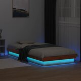 Maison Chic LED Posteljni okvir - Enojna postelja - Postelja za odrasle voščeno rjav 100x200 cm trdna borovina, (21695772) | Shoptok.si