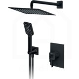 Rosan Thermo S2 Black ugradna baterija za tuš kadu sa zidnim i ručnim tušem 2T31601B | ePonuda.com