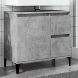 Ormarić za umivaonik boja betona 65x33x60 cm konstruiranog drva | shoptok.hr