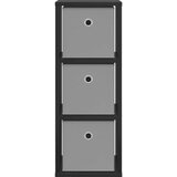  Strani šal s predalom Črna Orehovina 25,5 x 22 x 69,5 cm, (5000233788) | Shoptok.si