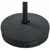  Vrtni stol crni 60,5 x 106 cm od poliratana | shoptok.hr