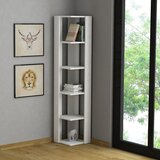 Woody Fashion polica za knjige nati white Cene