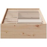 vidaXL Dnevna postelja brez vzmetnice 90x190 cm trdna borovina | Shoptok.si