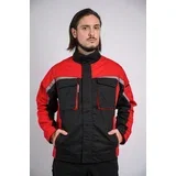 premium Radna bluza Crno-crvena