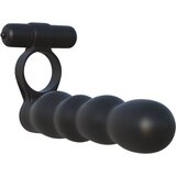 Pipedream Fantasy C-Ringz Posable Partner Double Penetrator Black Cene