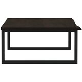  Zidna polica za umivaonik od čelika i masivne hrastovine Smeđa 100 x 60 x 2 cm | Shoptok.si