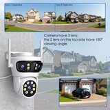  Immax NEO 07823L - Pametna spoljašnja kamera sa senzorom 2MP+2MP+2MP 5V Wi-Fi | Eponuda.com