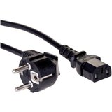 Akyga tok adapterski kabel [1x varnostni moški konektor - 1x ženski konektor IEC C13\, 10 A] 1.50 m črna, (20519290) | Shoptok.si