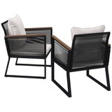 Bessagi Garden Set Vrtnih Stolov Toni, 2 Kos, Krem | Shoptok.si