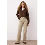 TRENDYOLMILLA ženske pantalone Twoaw25Je00309, kamena-bež | Eponuda.com