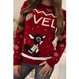 Kesi Christmas sweater with red lettering | shoptok.hr