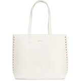 Shelvt Large white studded shopper bag | ePonuda.com