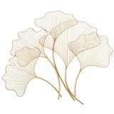Mauro Ferretti Metalni zidni ukras 79x68 cm Leaf – Cijene