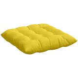  Jastučići za sjedenje 4 pcs Svijetlo žuta 40 x 40 x 6 cm | shoptok.hr