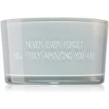 My Flame Candle With Crystal Never Ever Forget How Truly Amazing You Are dišeča sveča 11x6 cm
