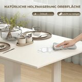  Razvlačivi blagovaonski stol 140/180 x 80 cm kuhinjski stol za 6-8 osoba za kuhinju blagovaonicu bijela | shoptok.hr