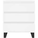 vidaXL Komoda bela 60x35x70 cm inženirski les | Shoptok.si