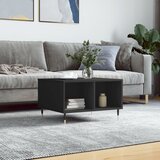 vidaXL Stolić za kavu crni 60x50x36 5 cm od konstruiranog drva Cijene