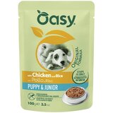 Oasy Strips in Gravy Puppy koščki v omaki - piščanec in riž - 100 g 100 g | Shoptok.si