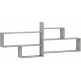  Zidna polica Betonska siva 168 5 x 17 x 68 cm - Betonska siva 4 pregrade | shoptok.hr