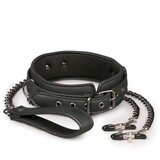 EasyToys - Fetish Collection Ovratnica Easytoys s sponkami za bradavičke | Shoptok.si