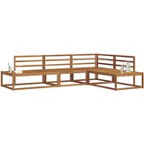  Set vanjskih sofa 4 Komad Prirodna Čvrsto drvo akacije | shoptok.hr