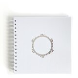 Vhite Scrapbooking album 20,5k20,5 cm