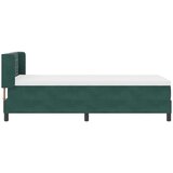  s opruga kutije Tamnozelena 200 x 90 cm Baršun | shoptok.hr
