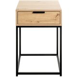 MID.YOU NOČNA OMARICA, črna, barve hrasta | Shoptok.si