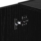  Ormar za Zid Crni hrast 80 x 42,5 x 64 cm Konstruirano drvo | Eponuda.com