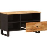 TV ormar s ladicama Smeđa 80 x 33 5 x 46 cm Čvrsto drvo manga | shoptok.hr